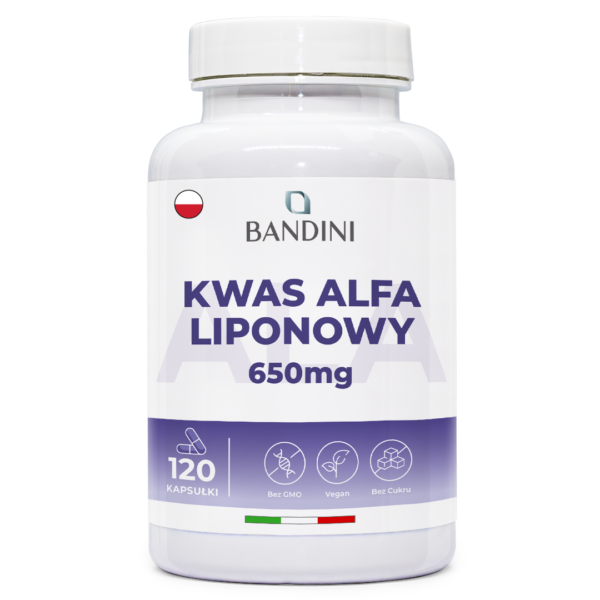 Kwas alfa-liponowy 650mg 120 kapsułek