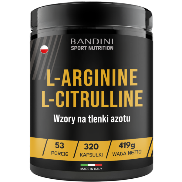 L-Arginine L-citrulline 320 kapsulki