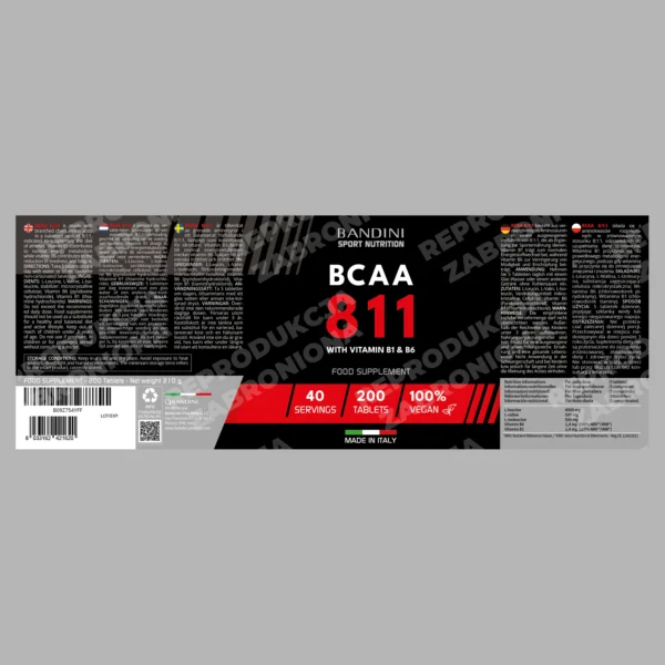 Suplement diety z BCAA 8 1 1