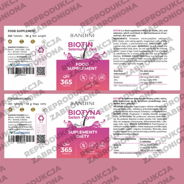 Suplement diety z biotyną