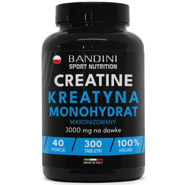 Suplement diety z monohydratem kreatyny