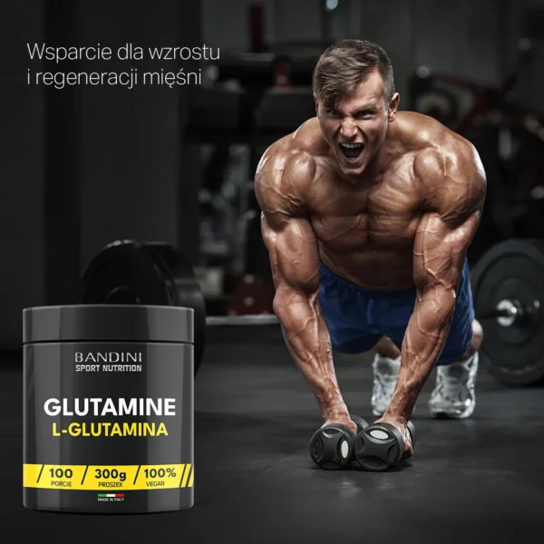 Suplement diety z glutaminą w proszku
