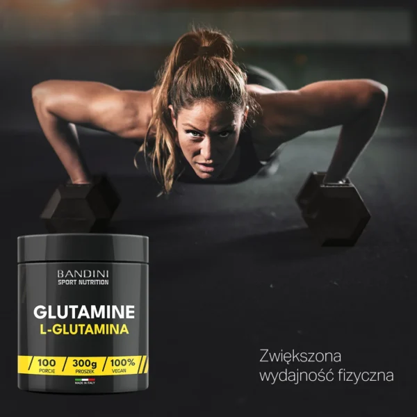 Suplement diety z glutaminą w proszku