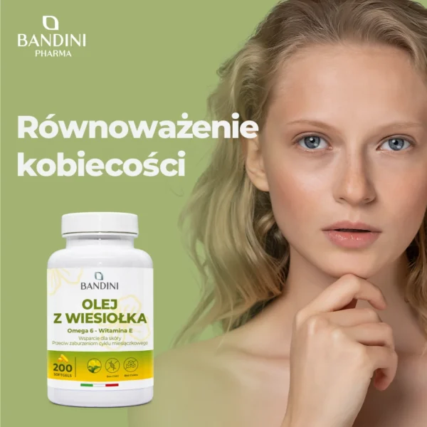 Olej z wiesiołka - 200 kapsułek miękkich - obrazek 2