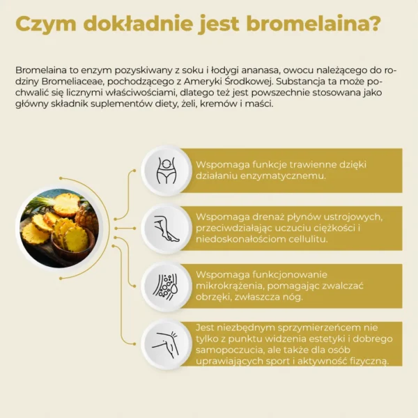 Bromelaina - 200 tabletek - obrazek 4
