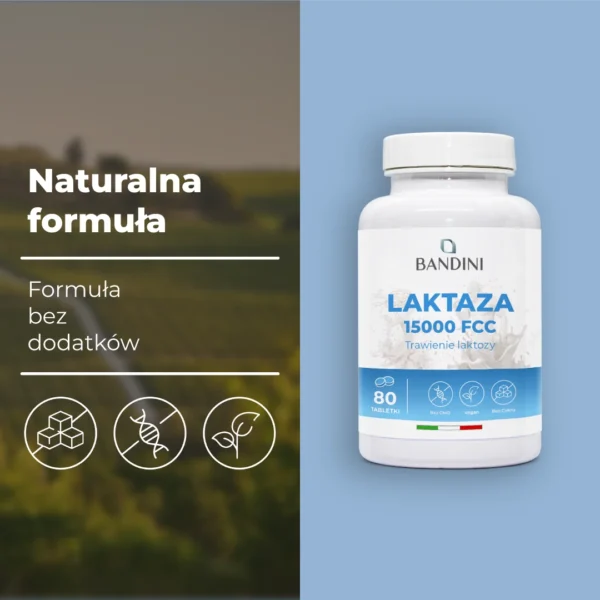 Laktaza 15 000 FCC - 80 tabletek - obrazek 4