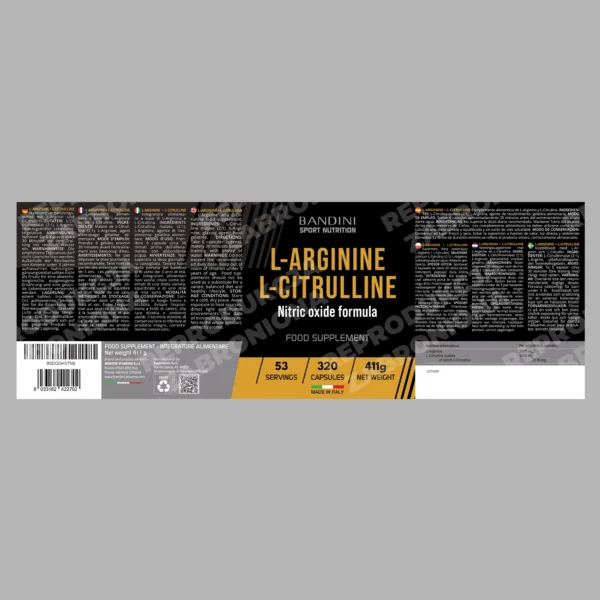 L-arginina + L-cytrulina - 320 kapsułek - obrazek 5