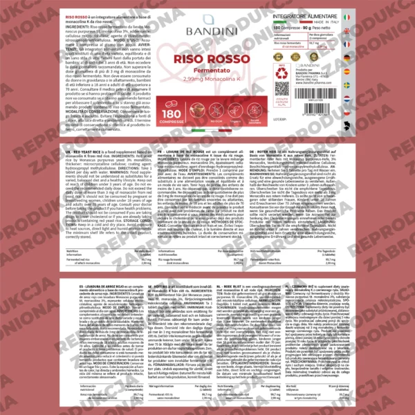 Fermentowany czerwony ryż - 180 tabletek - obrazek 5