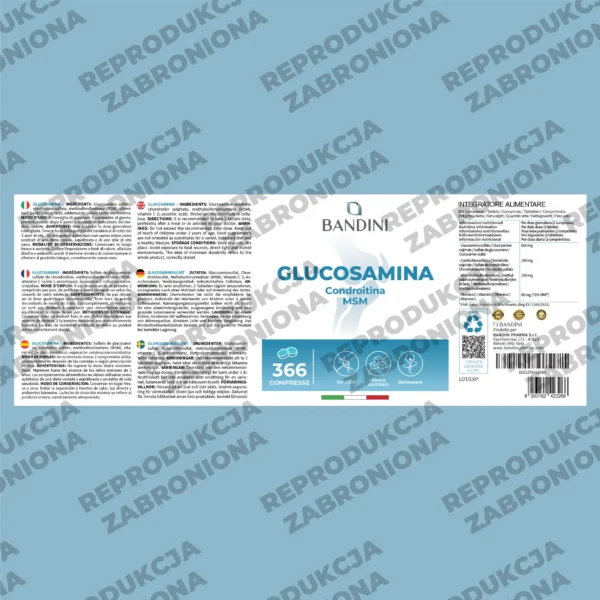 Glucosamine - 366 tabletki - obrazek 5