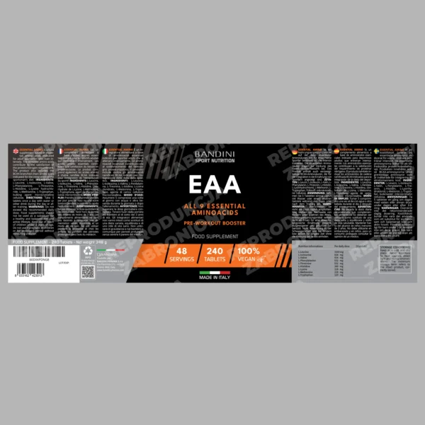 EAA Niezbędne Aminokwasy - 240 tabletek - obrazek 5