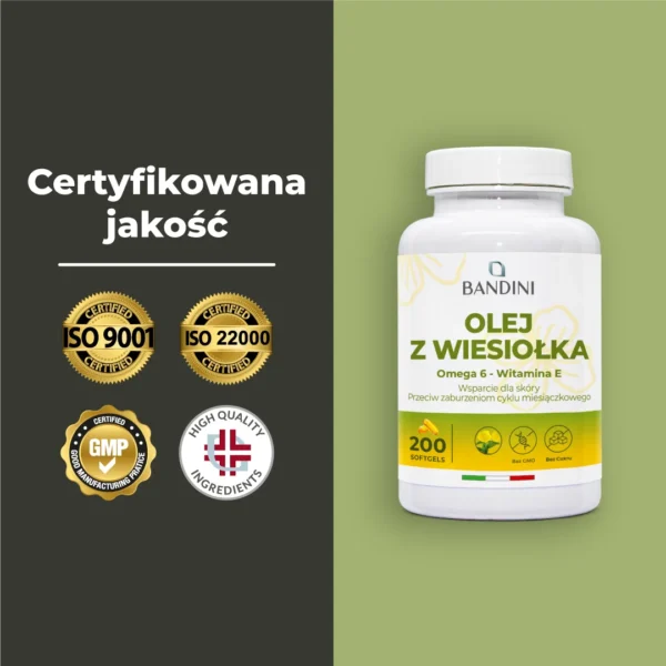 Olej z wiesiołka - 200 kapsułek miękkich - obrazek 6