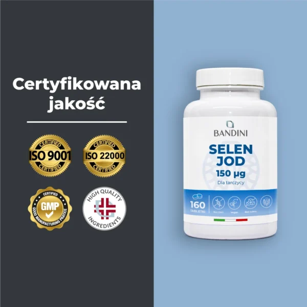 Jod + Selen 225mcg - 160 tabletek - obrazek 6