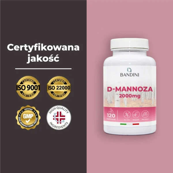 D-Mannoza -120 kapsułek - obrazek 6