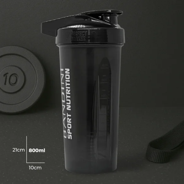 Shaker Bandini Sport Czarny – 800ml - obrazek 2