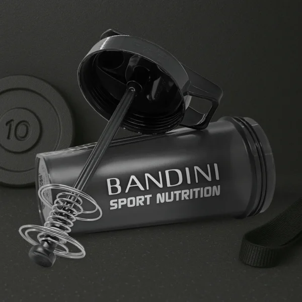 Shaker Bandini Sport Czarny – 800ml - obrazek 3