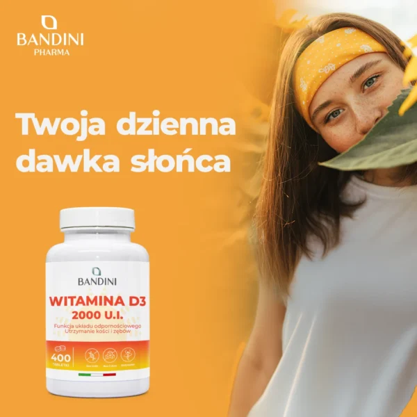 Suplement diety z witaminą D3 2000 IU
