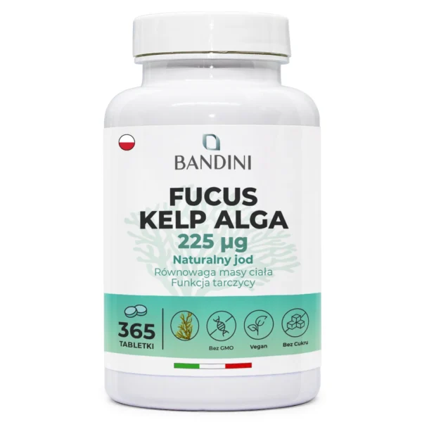Suplement diety z algami Fucus Kelp