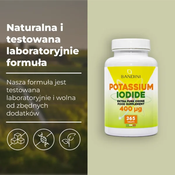 Suplement diety z jodkiem potasu
