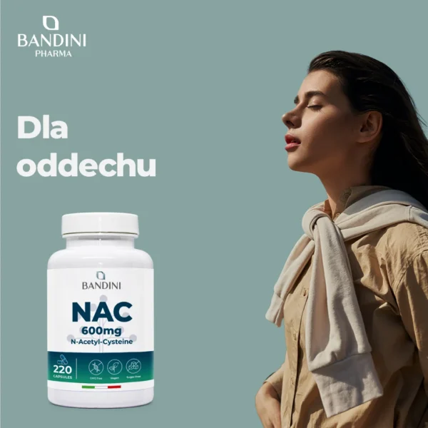 Suplement diety z NAC N-acetylocysteiną