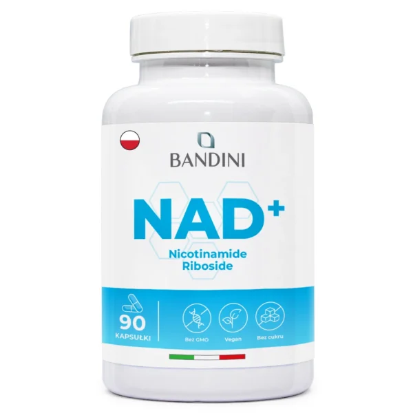 NAD+ Chlorek rybozydu nikotynamidu 300 mg – 90 kapsułek