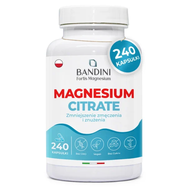 Suplement z cytrynianem magnezu