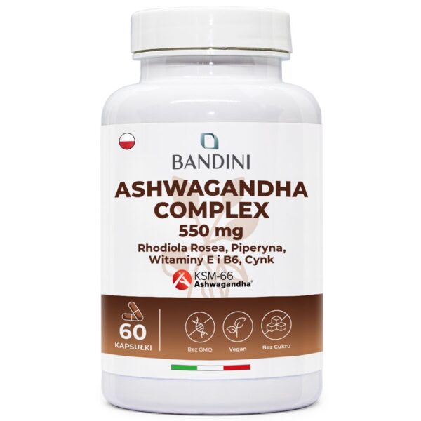Ashwagandha Kompleks – 60 kapsułek