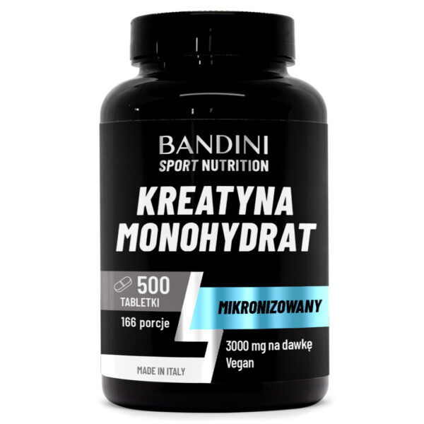 Kreatyna Monohydrat Mikronizowana – 500 tabletek