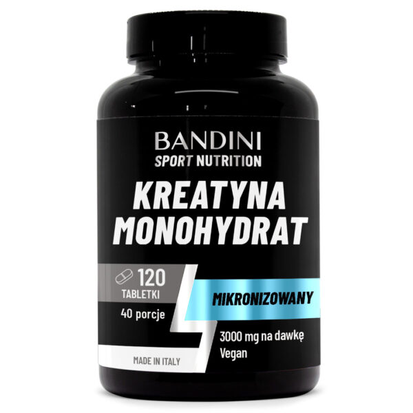 Kreatyna Monohydrat Mikronizowany – 120 tabletki