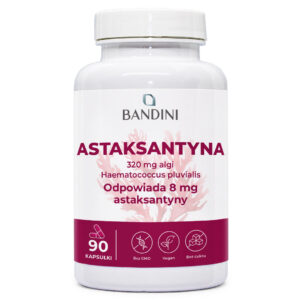 Astaksantyna 320mg 8 mg 90 kapsułek BANDINI main