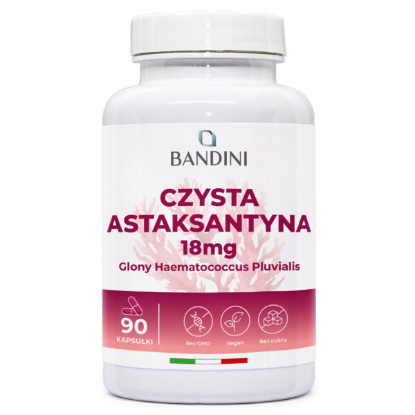 Astaksantyna 18 mg – 90 kapsułek