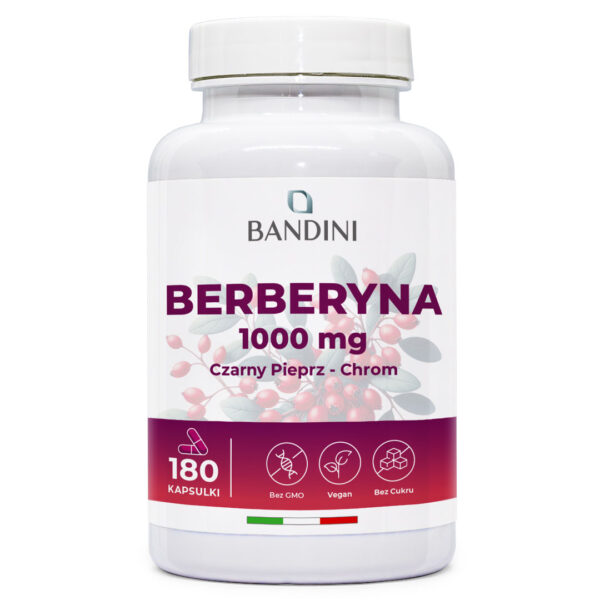 Berberyna – 180 kapsułek
