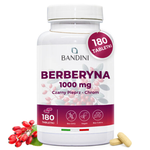 Berberyna – 180 tabletek