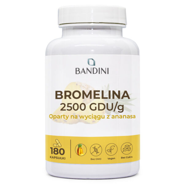 Bromelaina – 180 kapsuek
