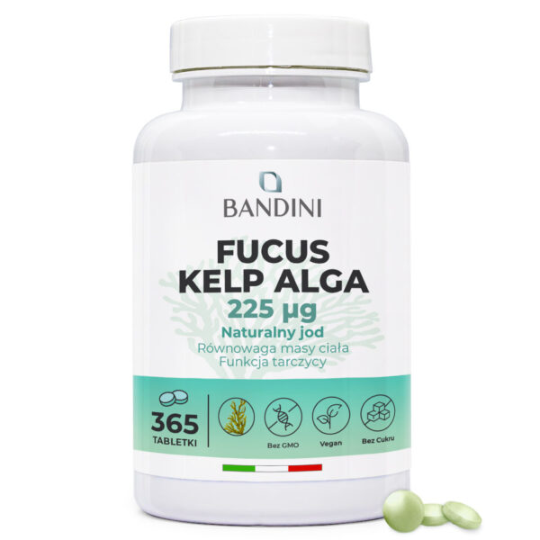 Fucus Kelp Algae 225mcg – 365 tabletek