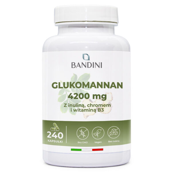 Glukomannan – 240 kapsułek