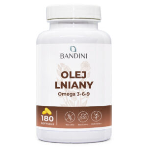 Olej lniany 180 kapsułek BANDINI main