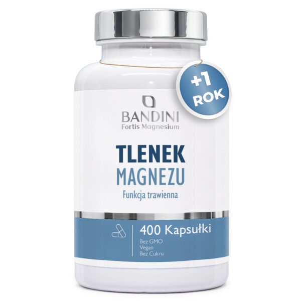 Tlenek magnezu – 400 kapsułek
