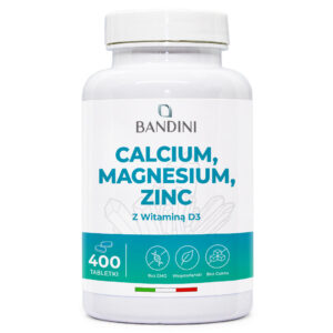 Wapń Magnez Cynk 400 tabletek BANDINI main