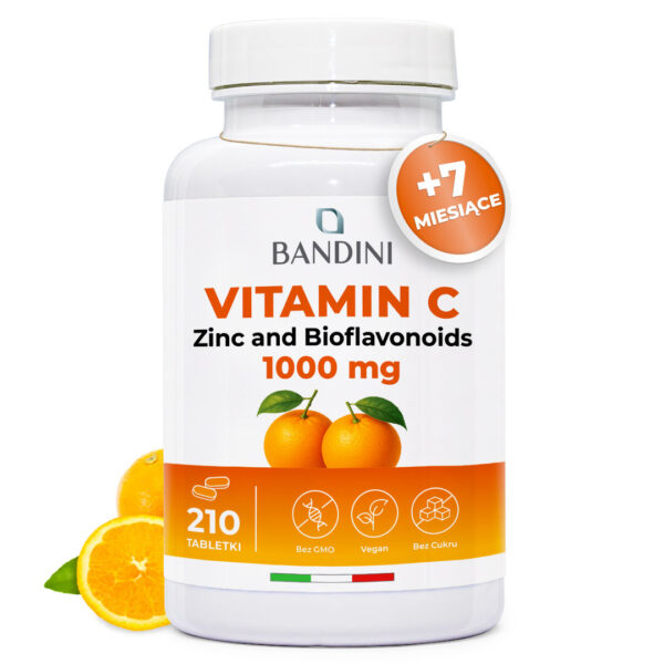 Witamina C + Cynk – 210 tabletek