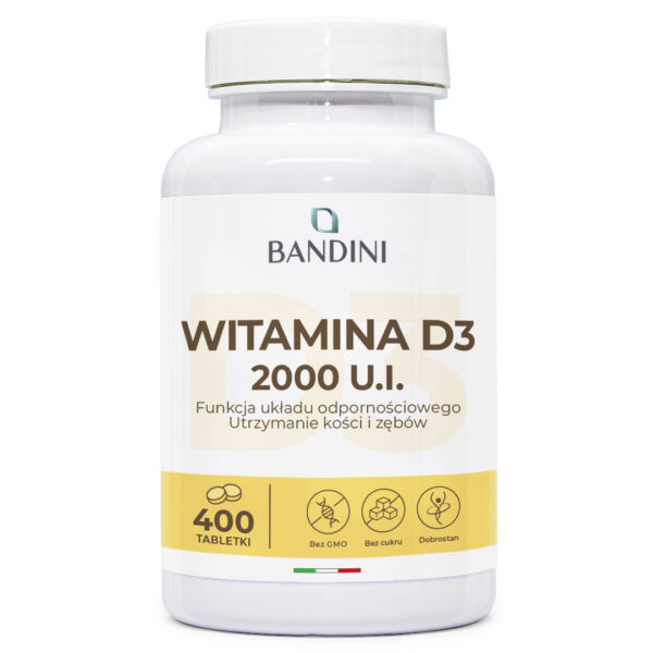 Witamina D3 2000 j.m. – 400 tabletek